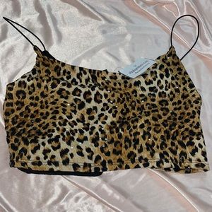 Cheetah crop top